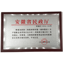 安徽省民政厅认定书